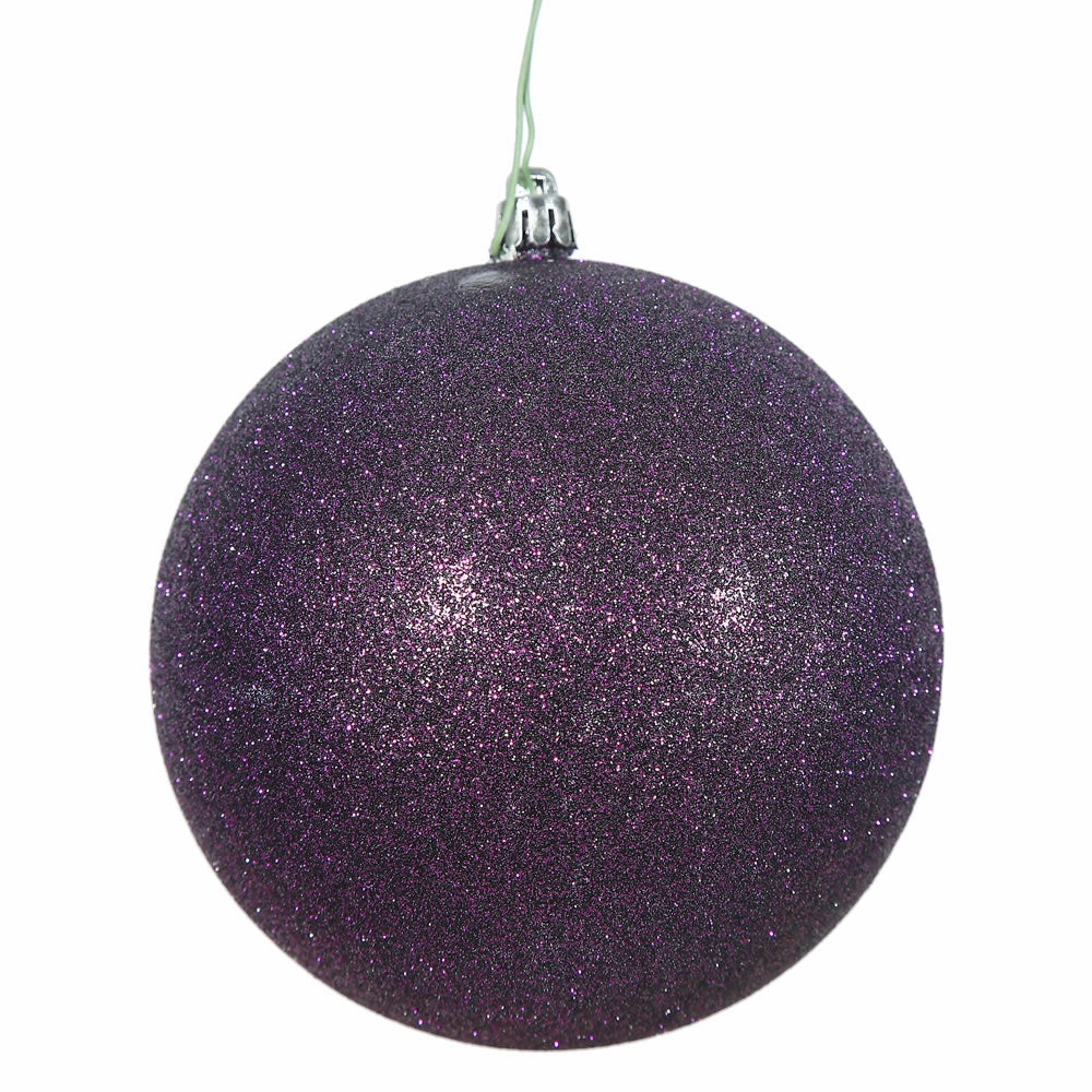 12" Plum Ball UV Drilled Cap