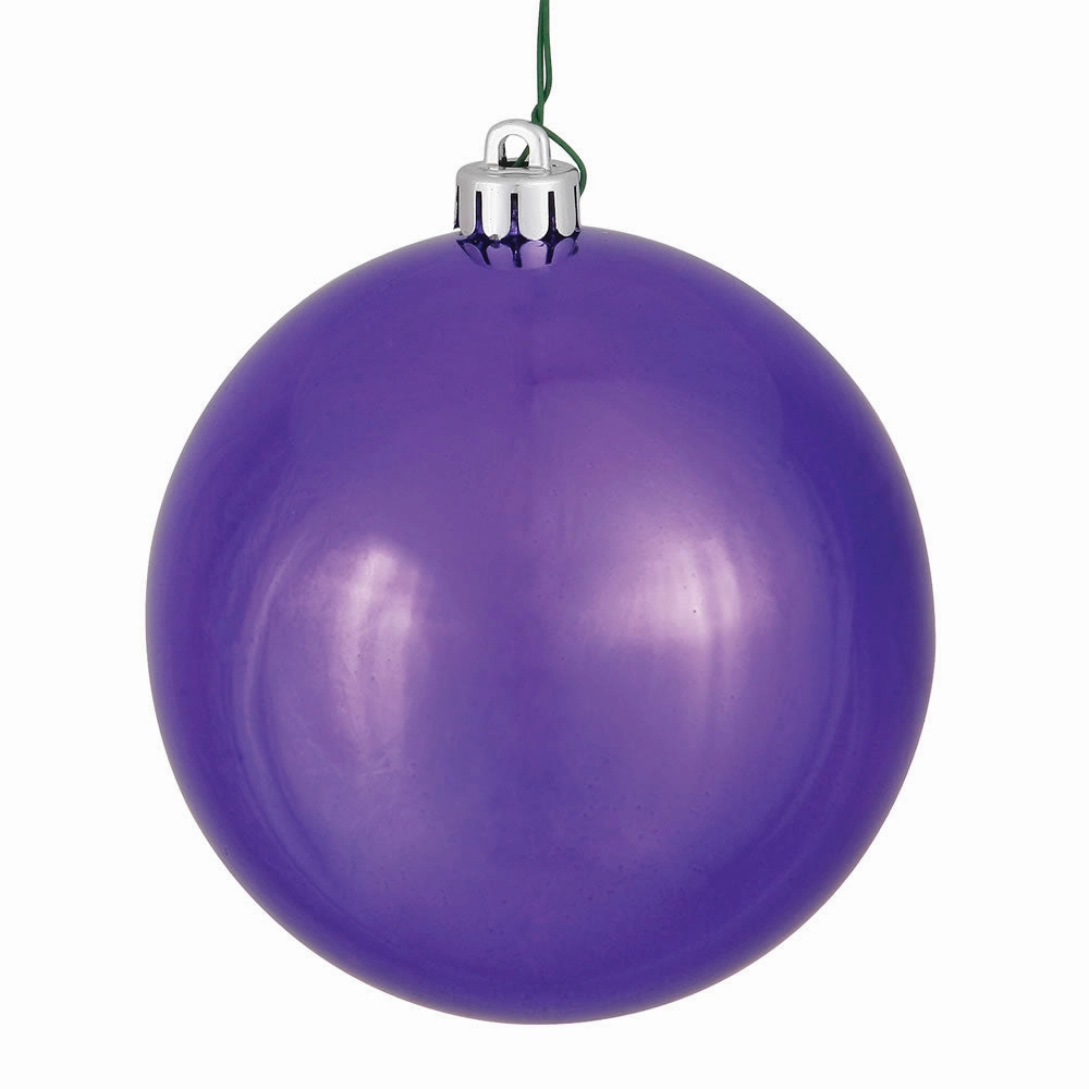 12" Plum Ball UV Drilled Cap