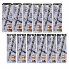 12x Maybelline Express Brow Ultra Slim Eyebrow Pencil 90mg Deep Brown
