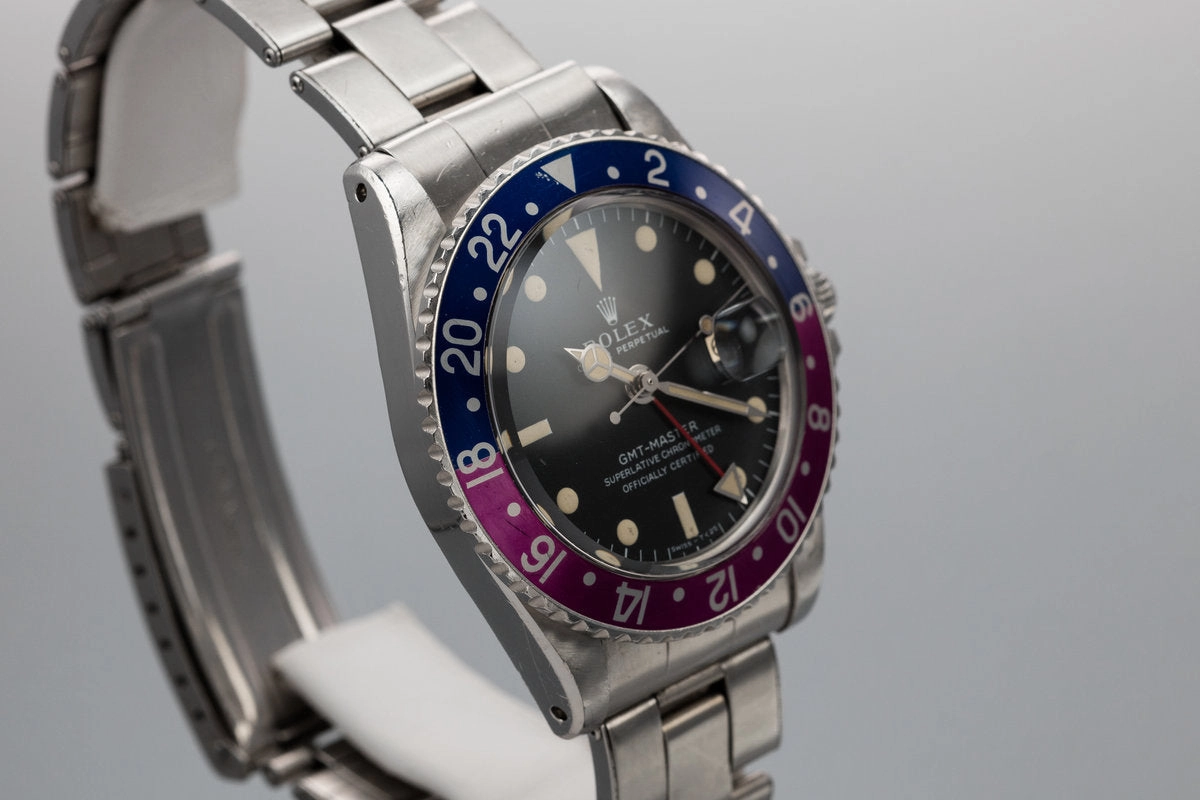 1967 Rolex GMT-Master 1675 MK I Dial with Fuchsia Bezel