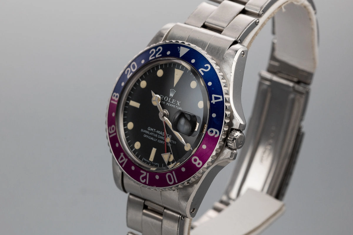 1967 Rolex GMT-Master 1675 MK I Dial with Fuchsia Bezel