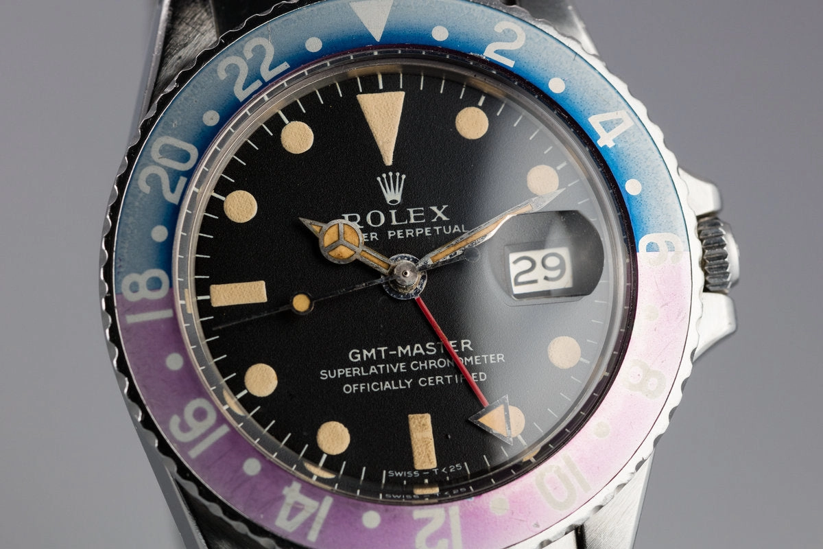 1967 Rolex GMT-Master 1675 with Fuchsia Insert