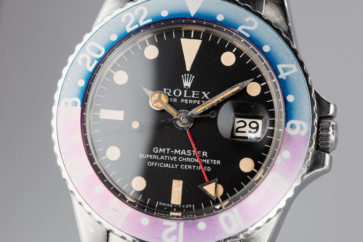 1967 Rolex GMT-Master 1675 with Fuchsia Insert