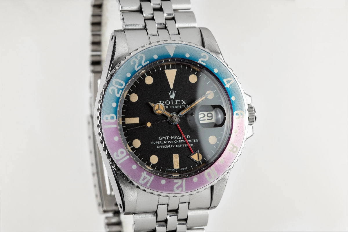1967 Rolex GMT-Master 1675 with Fuchsia Insert