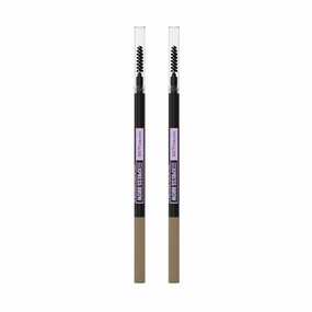 2x Maybelline Express Brow Ultra Slim Eyebrow Pencil Light Blonde (Carded)