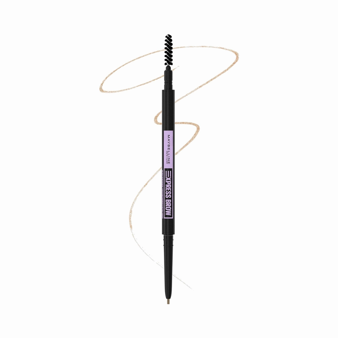 2x Maybelline Express Brow Ultra Slim Eyebrow Pencil Light Blonde (Carded)