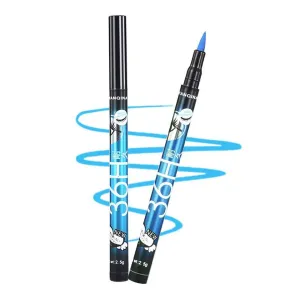2xPrecision Liquid Pen Waterproof Eye Liner Definer Blue, Blue, 4