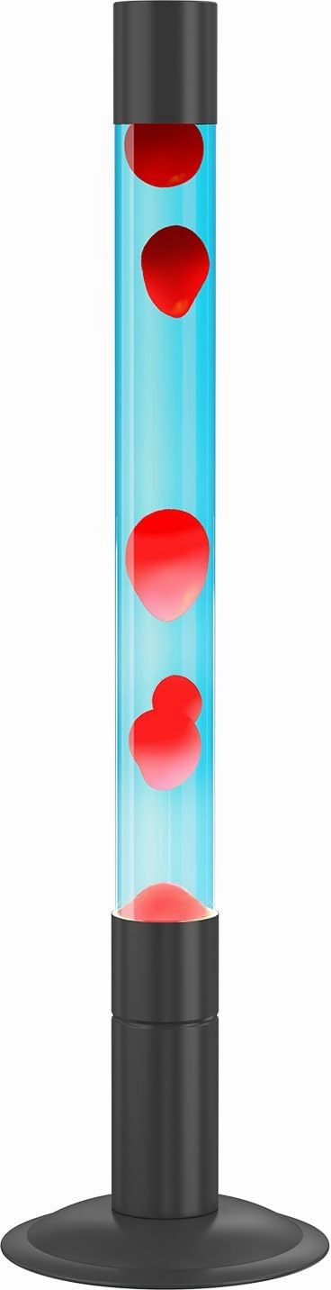 30-Inch Relaxing Liquid Motion Lamps,Magma Lamps, Home Decor Living Room Office Bedroom Lamp for Adults (Blue Water Red Wax)