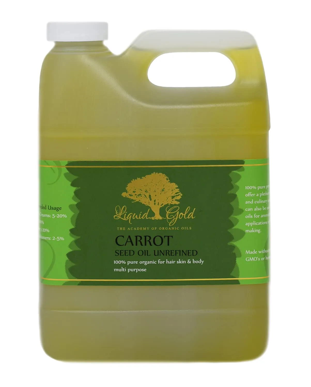 32 Fl.oz Premium Unrefined Carrot Seed Carrier Oil Pure &Organic Skin Hair Nails Health