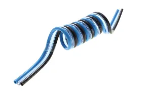 3MPS-08M-20 Spiral Bonded Pneumatic Tubing, 8 mm OD, 5 mm ID, 1.98 m Working Length, Three Bore, Clear, Blue, and Black