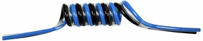 3MPS-12M-15 Spiral Bonded Pneumatic Tubing, 12 mm OD, 8 mm ID, 2.65 m Working Length, Three Bore, Clear, Blue, and Black