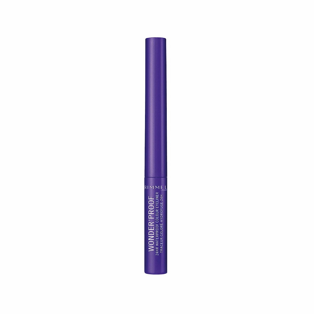 3x Rimmel Wonder Proof 24Hr Waterproof Colour Eyeliner 1.4mL 004 Deep Purple