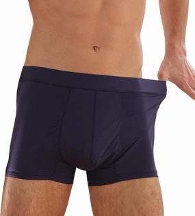 AIRCUTE Washable Absorbency Urinary Incontinence Underwear for Men Bladder leaks, Breathable Cool Protective Boxer Briefs (Blue, X-Large)