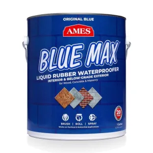 Ames Research Laboratories, Inc. Blue Max Liquid Rubber Translucent Blue Water-Based Waterproof - Total Qty: 4