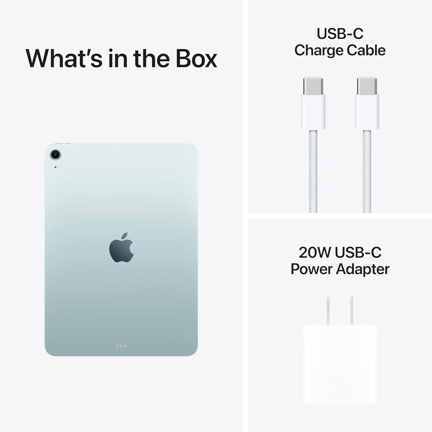 Apple iPad Air 11-inch with M3 chip Built for Apple Intelligence, Liquid Retina Display, 128GB, 12MP Front/Back Camera, Wi-Fi 6E, Touch ID, All-Day Battery Life — Blue with AppleCare  (2 Years)