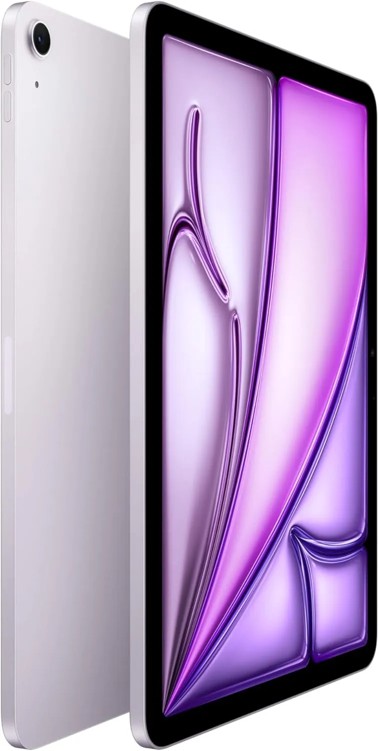 Apple iPad Air 11-inch with M3 chip Built for Apple Intelligence, Liquid Retina Display, 128GB, 12MP Front/Back Camera, Wi-Fi 6E, Touch ID, All-Day Battery Life — Purple