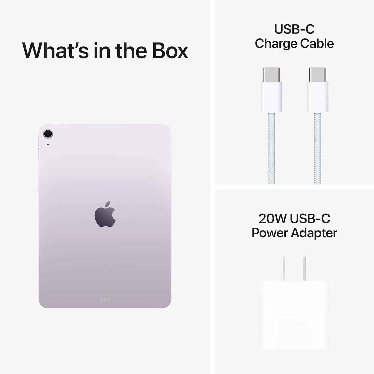 Apple iPad Air 11-inch with M3 chip Built for Apple Intelligence, Liquid Retina Display, 256GB, 12MP Front/Back Camera, Wi-Fi 6E, Touch ID, All-Day Battery Life — Purple
