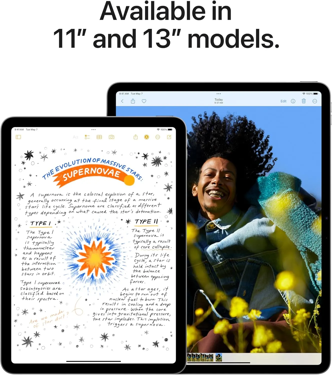 Apple iPad Air 13-inch (M2): Built for Apple Intelligence, Liquid Retina Display, 512GB, 12MP Front/Back Camera, Wi-Fi 6E, Touch ID, All-Day Battery Life — Purple