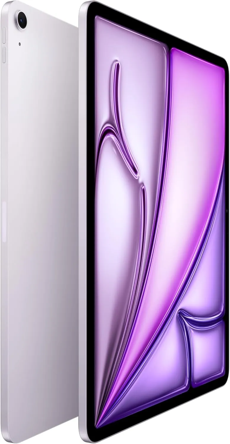 Apple iPad Air 13-inch with M3 chip Built for Apple Intelligence, Liquid Retina Display, 256GB, 12MP Front/Back Camera, Wi-Fi 6E, Touch ID, All-Day Battery Life — Purple
