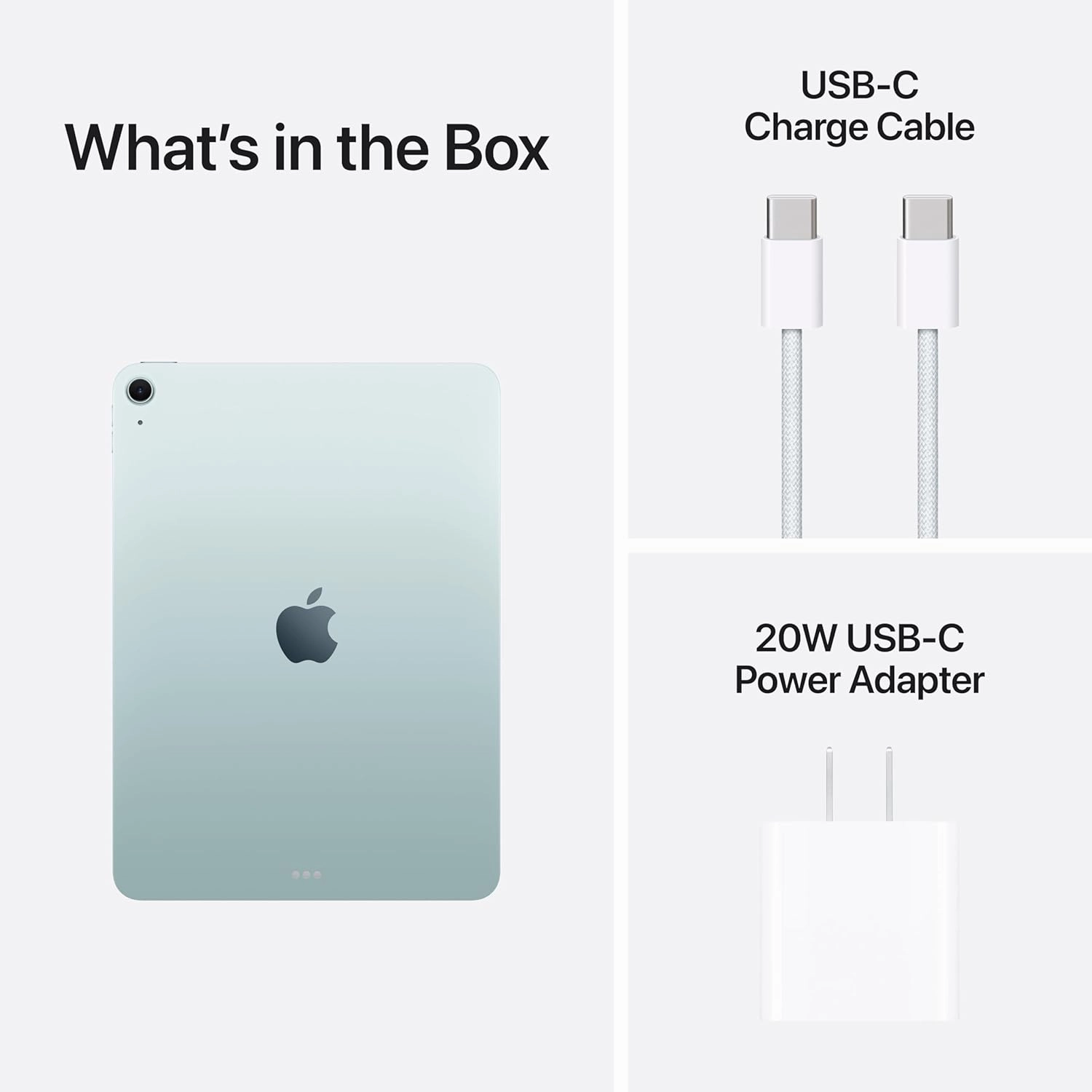 Apple iPad Air 11-inch with M3 chip Built for Apple Intelligence, Liquid Retina Display, 256GB, 12MP Front/Back Camera, Wi-Fi 6E, Touch ID, All-Day Battery Life — Blue