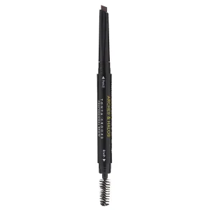 Arches & Halos Angled Brow Shading Pencil - Double Sided Eyebrow Filler and Spoolie - Angled Brush Design for Precise Shaping and Styling - Buildable, Easy Blend Pigment - Mocha Blonde - 0.012 oz