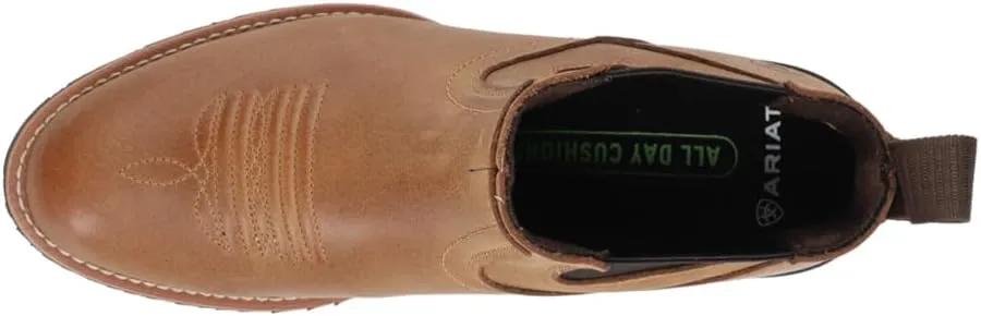 ARIAT Mens Hybrid Low Boy Round Toe Chelsea Casual Boots Ankle - Brown