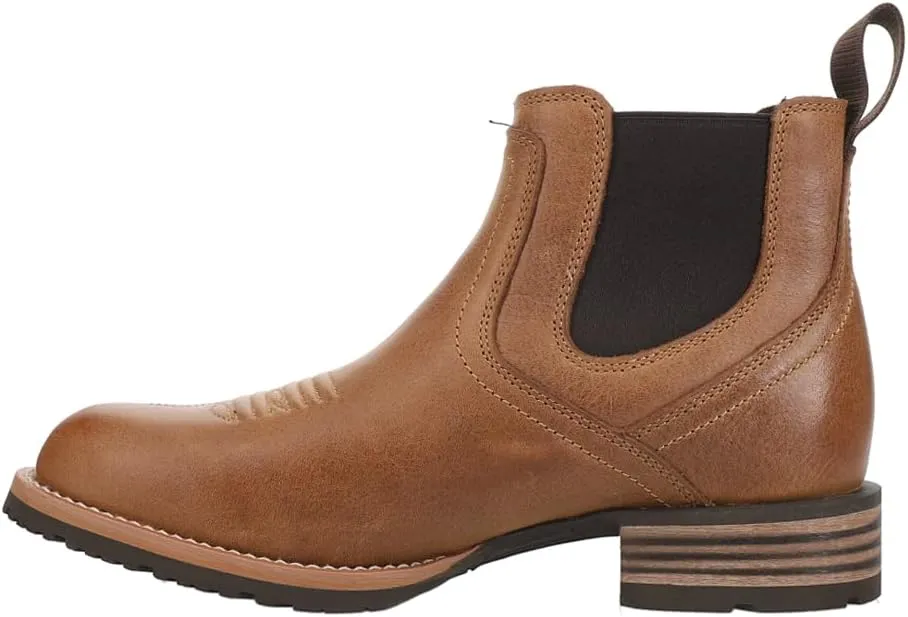 ARIAT Mens Hybrid Low Boy Round Toe Chelsea Casual Boots Ankle - Brown