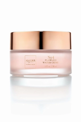 Averr Aglow Clear Skin Flawless Water Crème, All Natural Ingredients, Lightweight Moisturizing Cream
