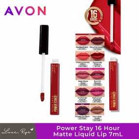 Avon Power Stay 16 Hour Liquid Lip Dip 7mL | Choose A Shade