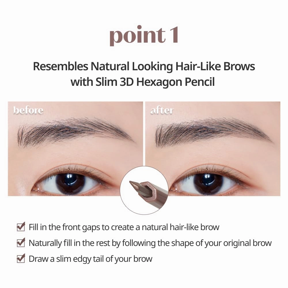 Bare Edge Brow Pencil 03 Grey Brown