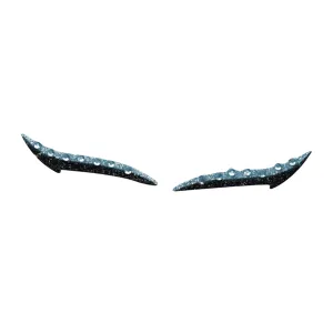 barenx Useful Reusable Eyeliner Stickers Double Eyelid Line Makeup Person Eye Line Strip for Women Girls - Blue