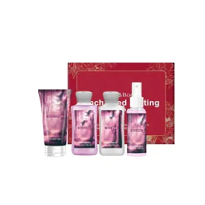 Bath and Body Gift Set for Women & Girls, 4 Piece Spa Kit with Shower Gel, Body's Lotion, Hair Wash and Body Mist, Personal Self-Body Care Travel Set, Ideal Skincare Relaxing Home Spa Sets