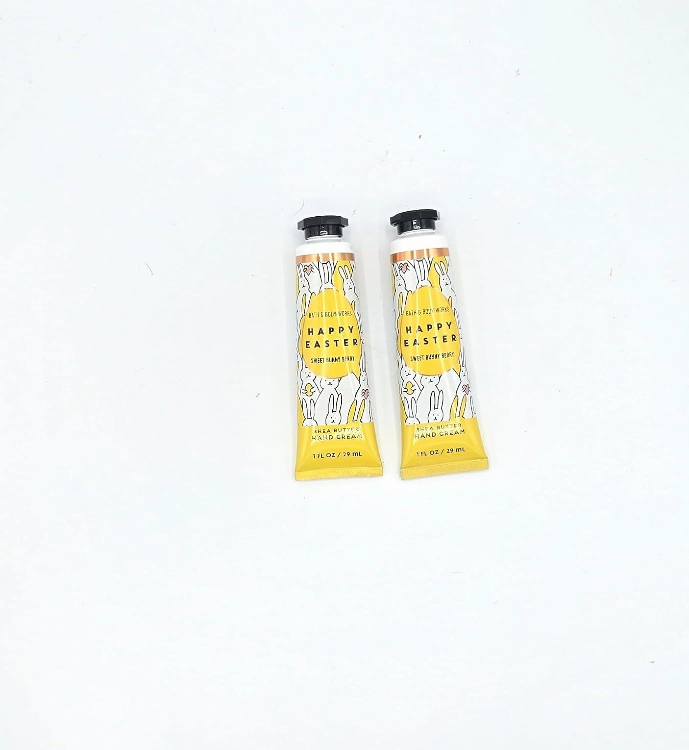 Bath & Body Work Happy Easter Sweet Bunny Berry Shea Butter Hand Cream, 1 fl oz, Set of 2