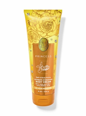 Bath and Body PRINCESS Collection Ultimate Hydration Body Cream 24 Hour Moisture (8 oz / 226 g, Belle)