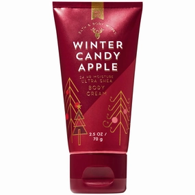 Bath and Body Works WINTER CANDY APPLE Travel Size Body Cream 2.5 Ounce