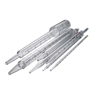 BD 357535 Polystyrene Extended Capacity Serological Pipette, 13-15/64" Length, 25mL Volume,  /- 2 Percent Accuracy, 0.5mL Graduation, Individually Wrapped (Case of 200)