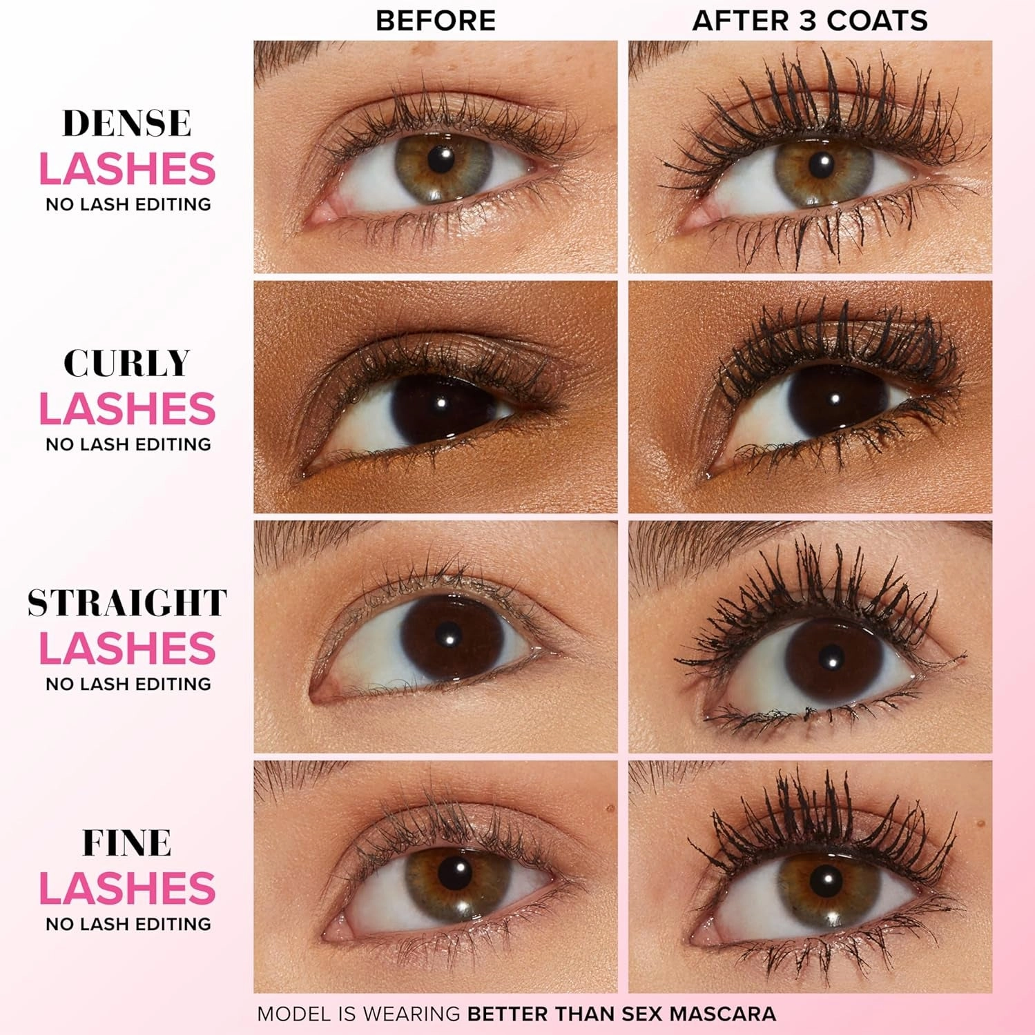 Better than Sex Volumizing Mascara | Volume, Length   Peptides