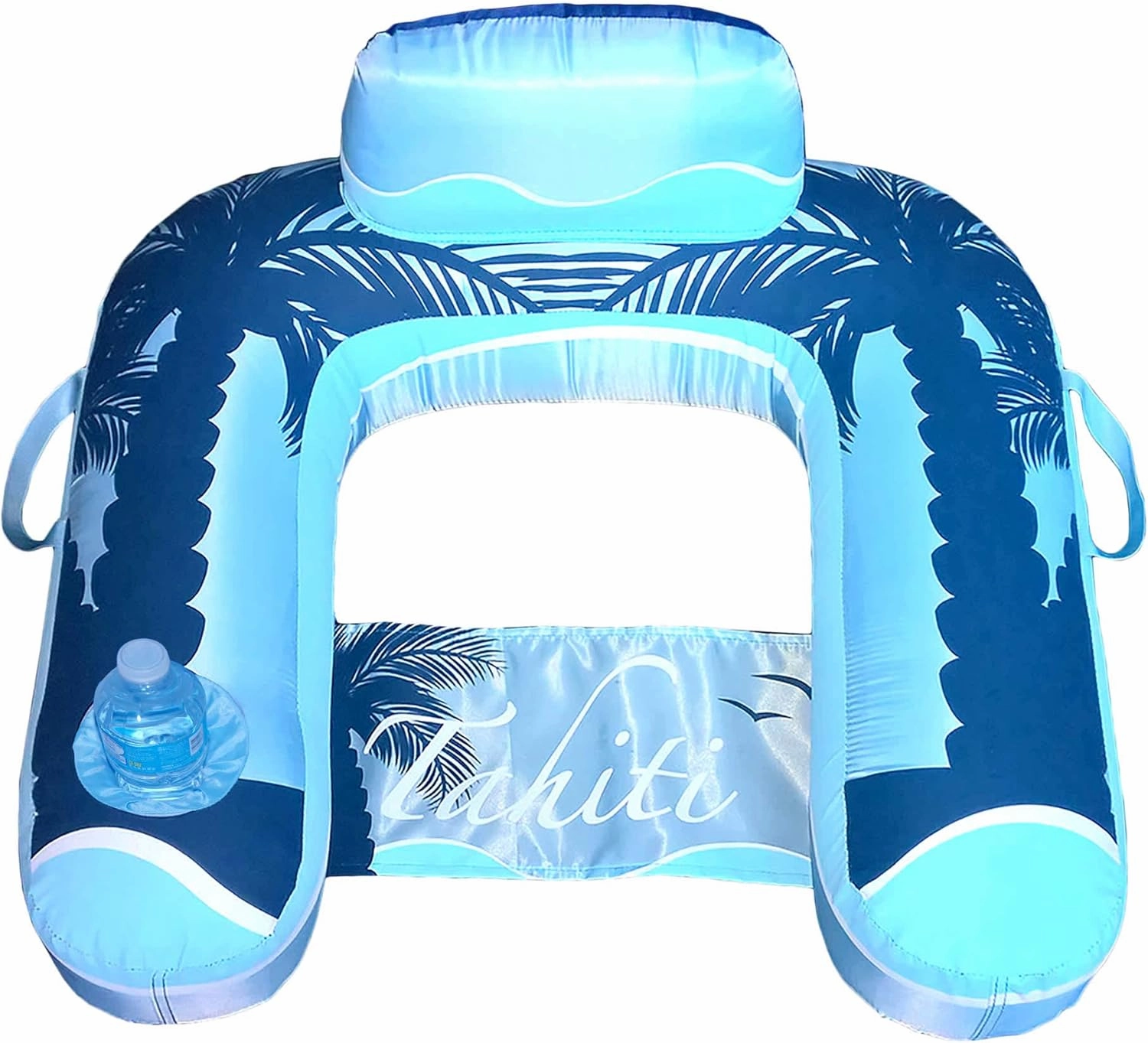 Blue Wave Drift   Escape U-Seat Inflatable Lounger, Blue