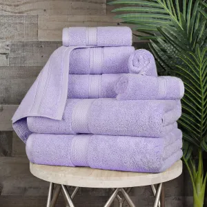 BLUENILEMILLS BNM Premium Quality Egyptian Cotton Towels, 8-Piece Ultra-Soft Bathroom Towels |Super Soft Bath Towel| Hypoallergenic Hand Towel| Face Towels| Quick Dry, Saloon Hotel & Spa