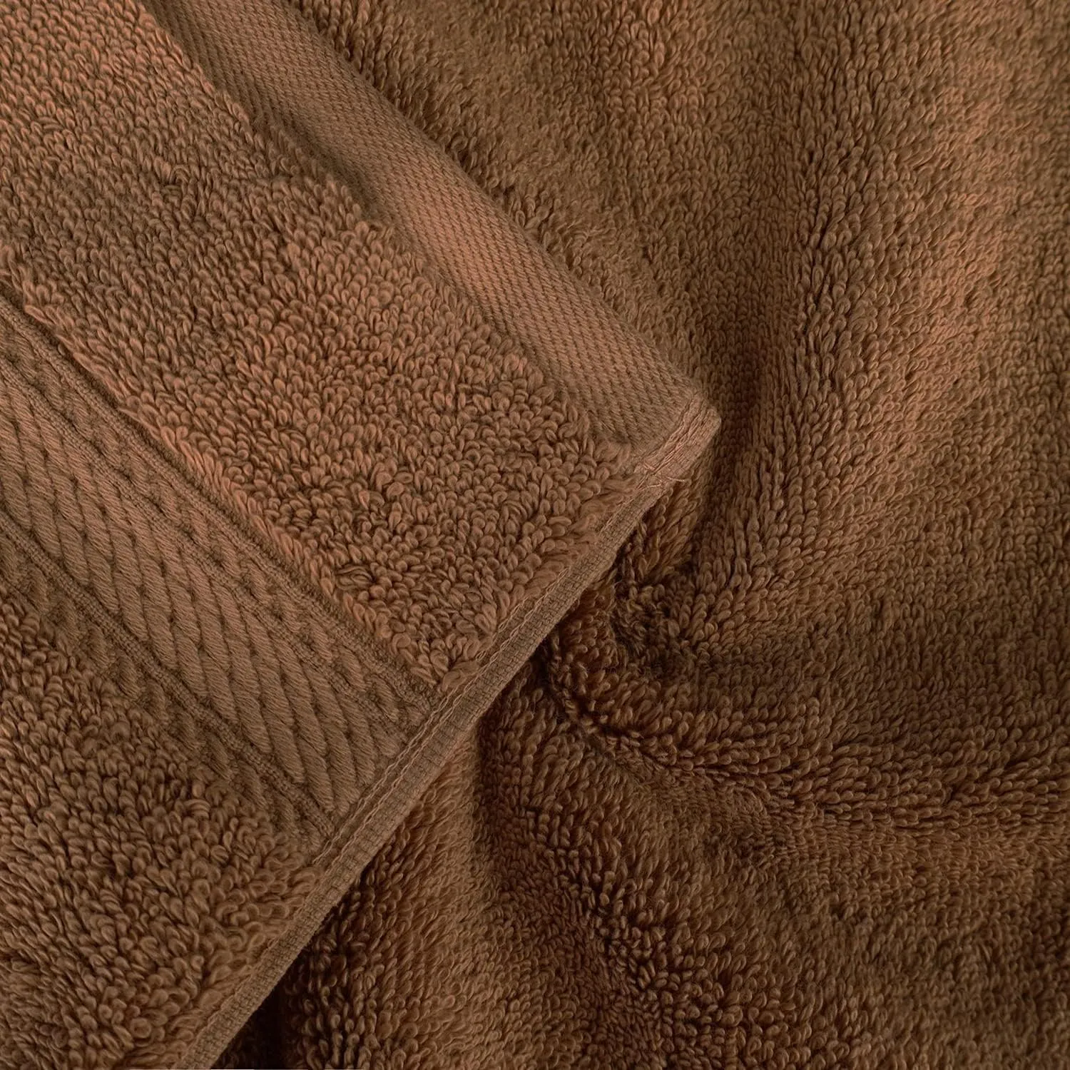 BLUENILEMILLS Premium Towel Collection, Egyptian Cotton Towels for Shower and Bathroom 2-Piece Bath Sheet Set, 34" x 68", Chocolate by Blue Nile Mills