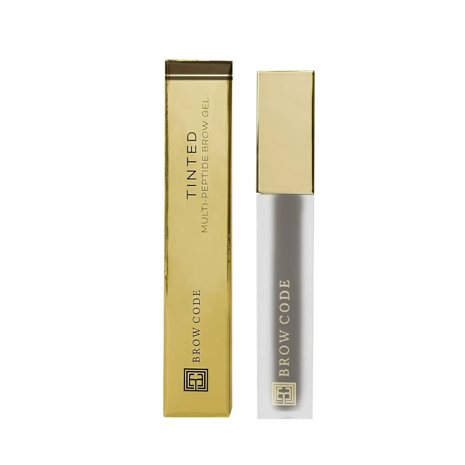 Brow Code TINTED Multi-Peptide Brow Gel w/Brush (Dark Brown)