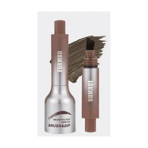 Brow Gel With Large Brush Head - Multi-Color Eyebrow Dye Gel, Natural Three-Dimensional Plump Fur Flu Long-Lasting, Waterproof, Sweat Proof, Wild,Naturally Foggy Eyebrows Gel (AUBURN, 5g)