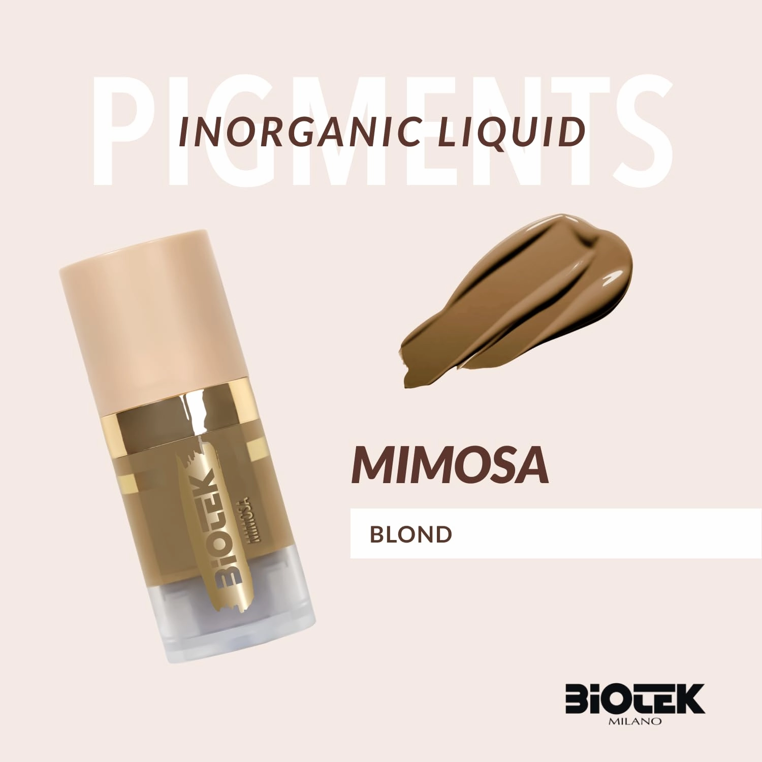 Brow pigments Inorganic Liquid - Made in Italy - Mimosa 0.24 Fl Oz (Pack of 1)