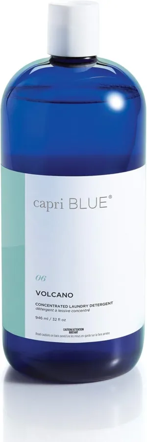 Capri Blue Volcano Laundry Detergent Liquid - This Luxury Non-Toxic Laundry Detergent is Vegan & Cruelty Free - Formulated with Grapefruit & Tangerine Essential Oils - Capri Blue Volcano (32 fl oz)