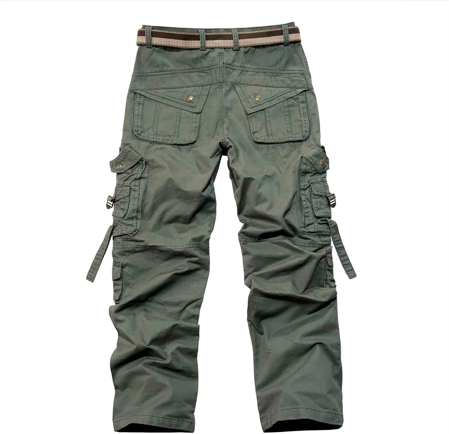 Cargo Pants for Men Casual Relaxed Fit Military Combat Hiking Pants Classic Outdoor Work Pants with Multi Pockets