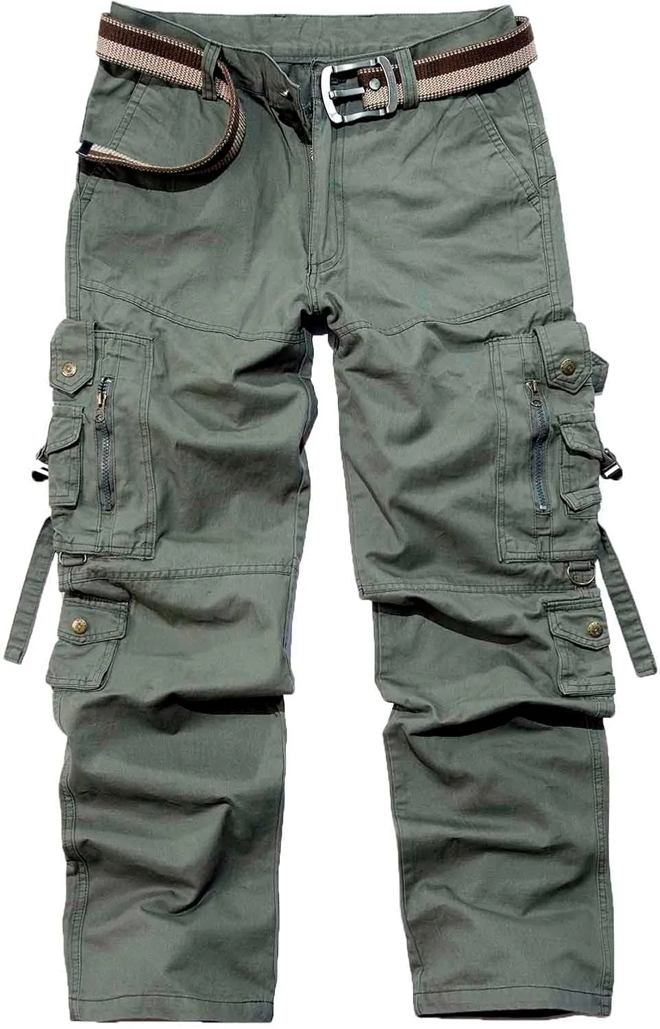 Cargo Pants for Men Casual Relaxed Fit Military Combat Hiking Pants Classic Outdoor Work Pants with Multi Pockets