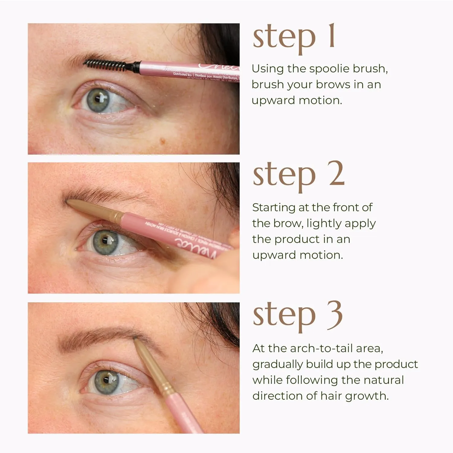 Chella Eyebrow Pencil - Vegan, Gluten Free, Cruelty Free, Paraben Free, Long Wearing, Smooth Consistency (Dazzling Dark Brown)