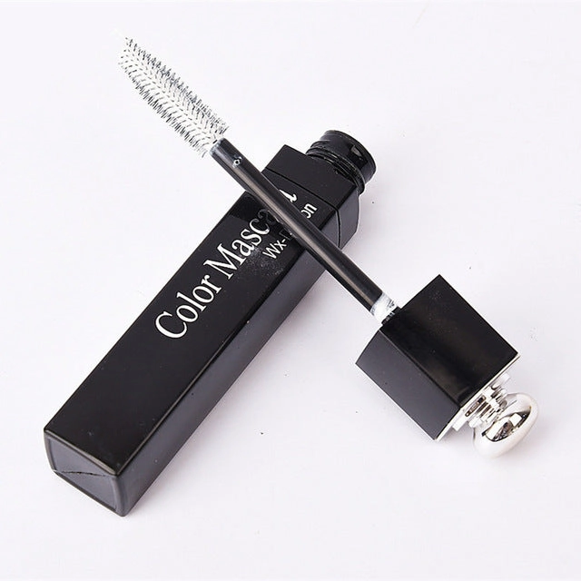 Color Mascara Waterproof Fast Dry Eyelashes Curling Lengthening Makeup Eye Lashes Blue Green Red Purple Black White Ink Mascara