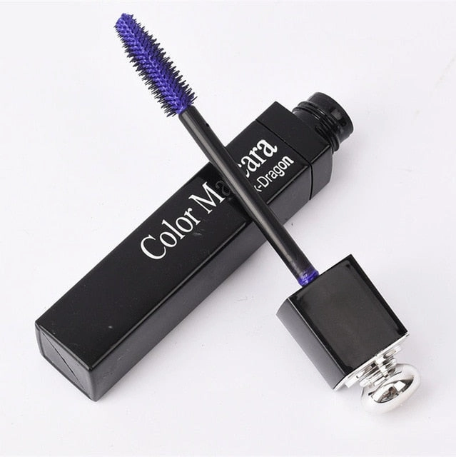 Color Mascara Waterproof Fast Dry Eyelashes Curling Lengthening Makeup Eye Lashes Blue Green Red Purple Black White Ink Mascara