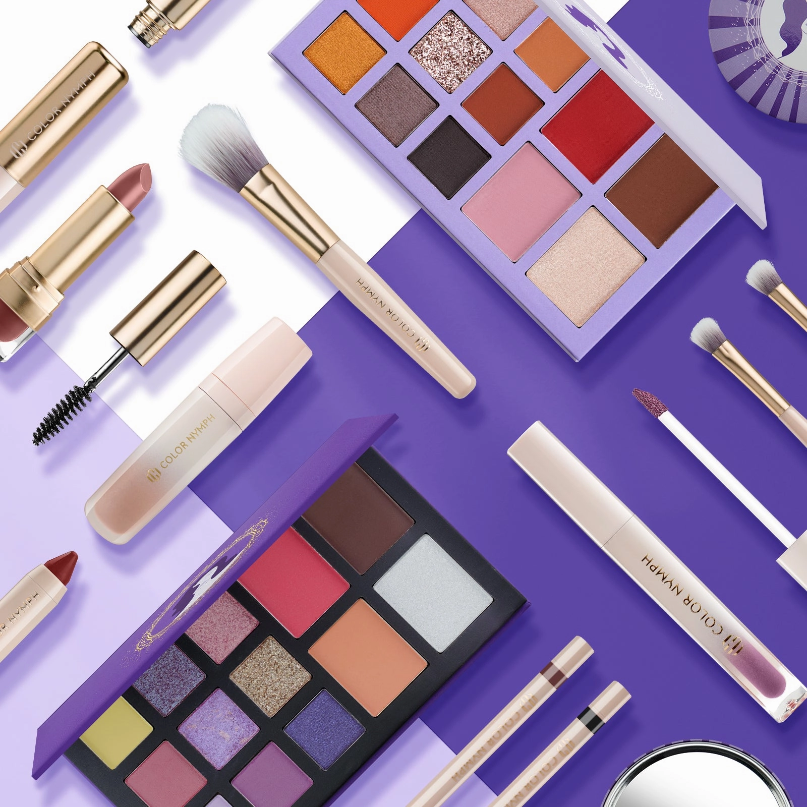 Color Nymph Beginner Makeup Set for Teens, Professional Cosmetic Set for Women